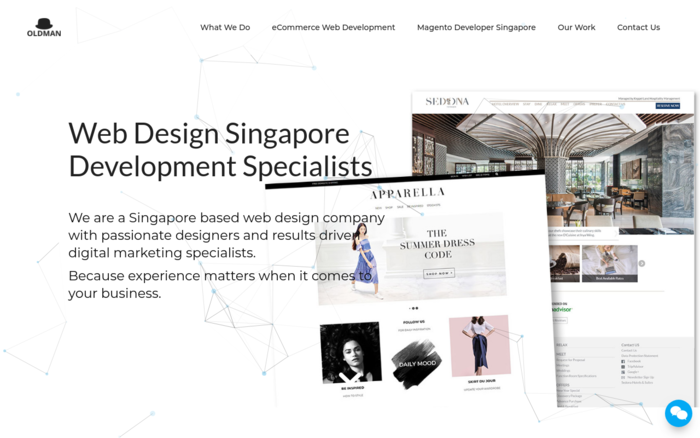 OLDMAN Marketing | Web Design Singapore